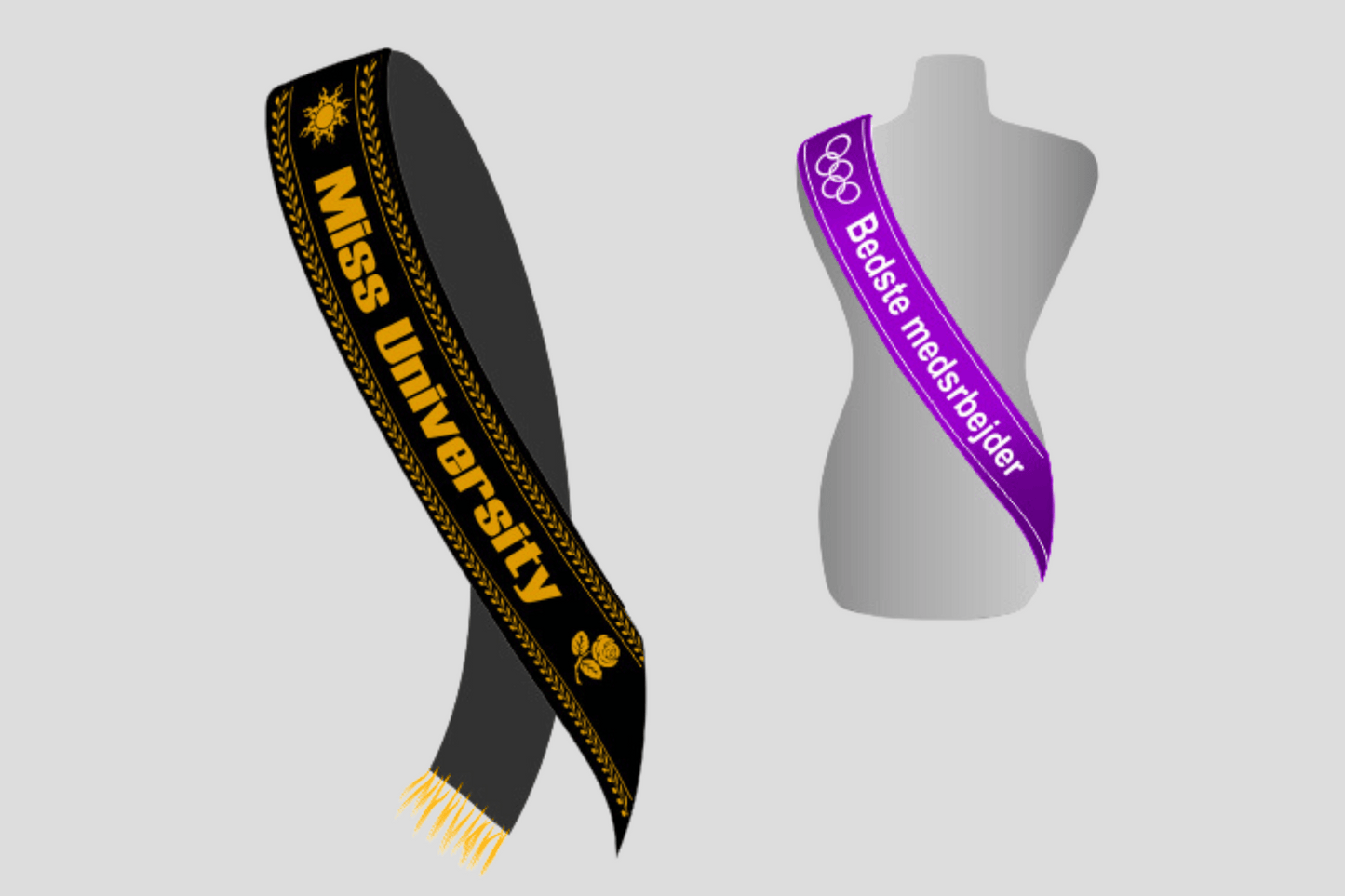 Sashes with Print - Inquiry Ribbon JM Band®