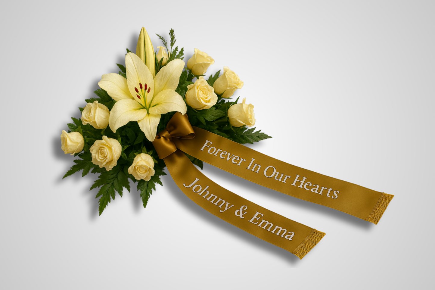 Nastro bouquet con stampa