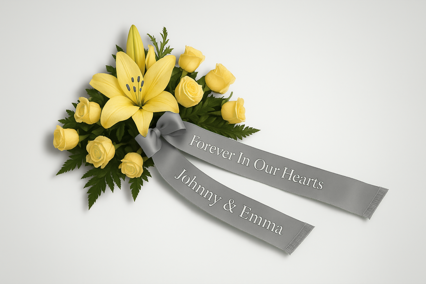 Nastro bouquet con stampa