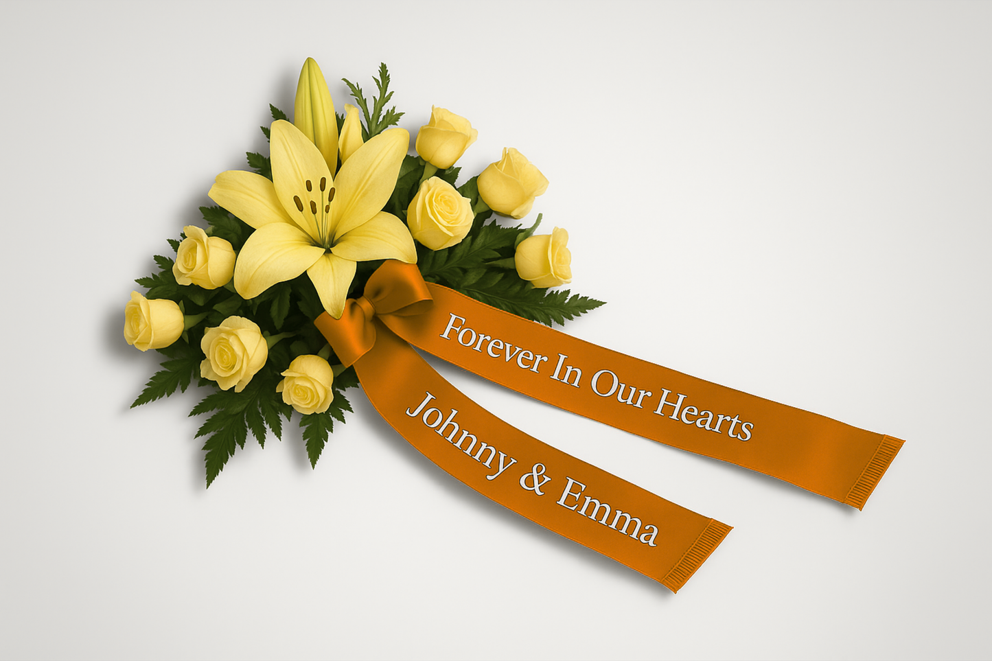 Nastro bouquet con stampa