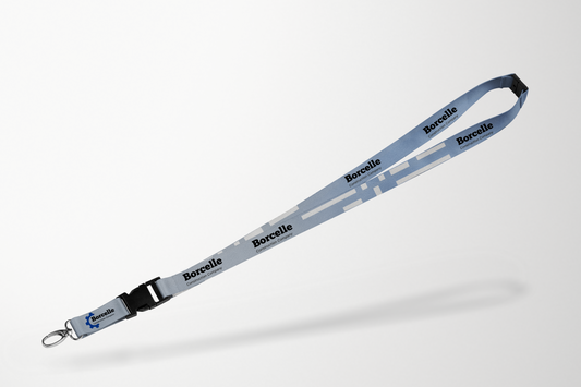 A photo of ID Lanyard with custom lock from JM Band®. Purchase Lanyards with No Accessories here.