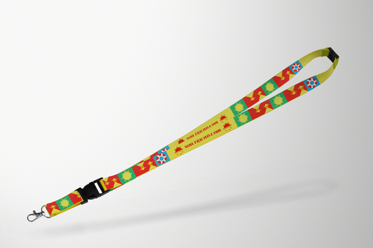 A photo of Personalised Lanyards from JM Band®. Purchase Lanyards with No Accessories here.