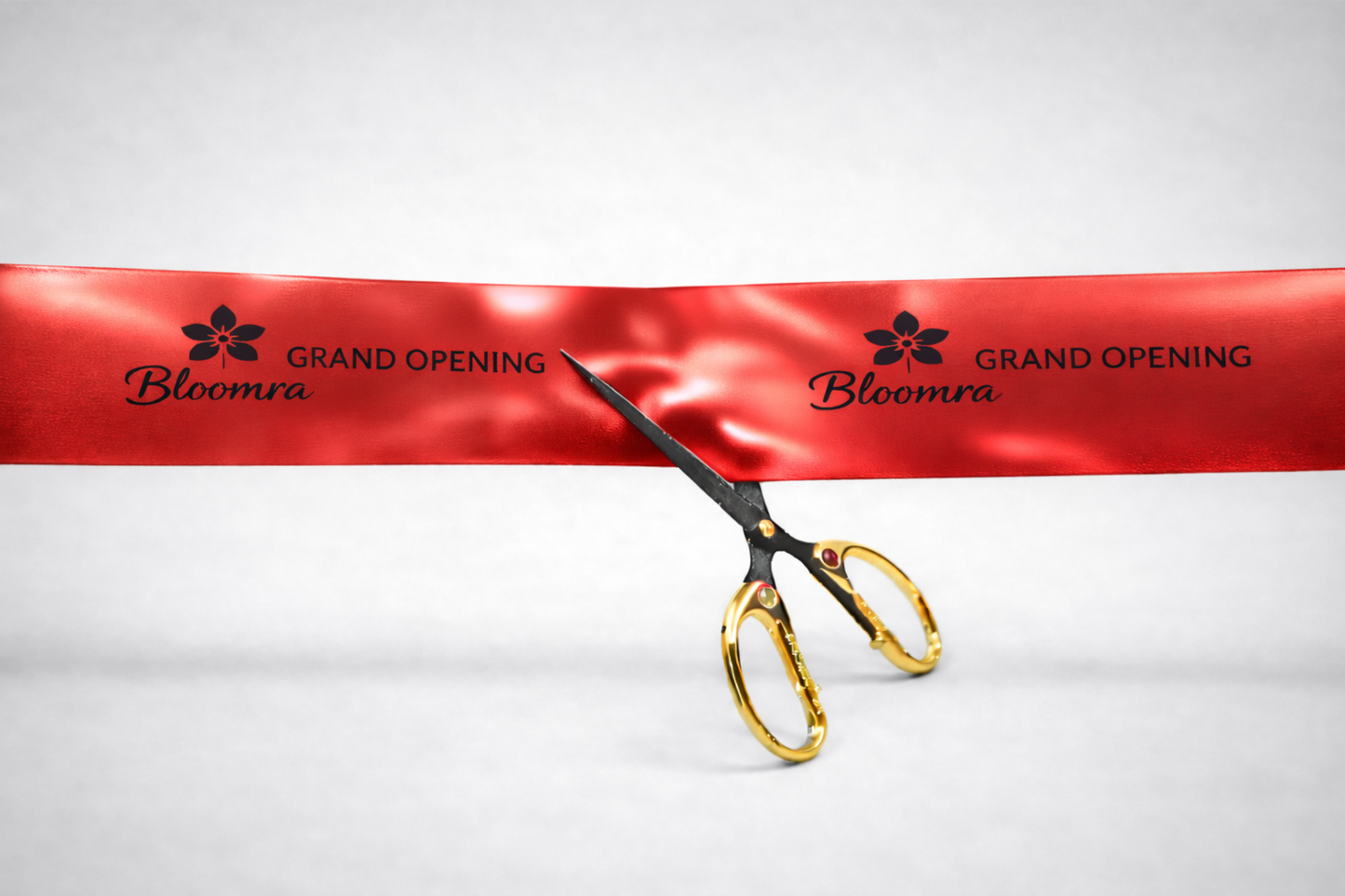 Nastro di inaugurazione con stampa