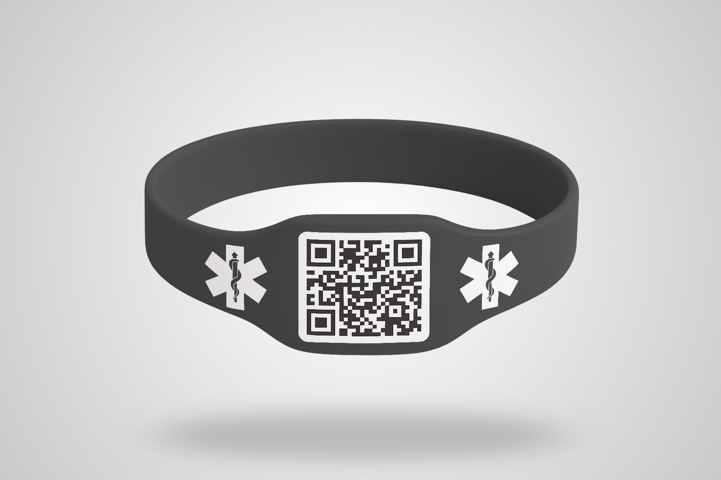 Braccialetti in silicone con codice QR
