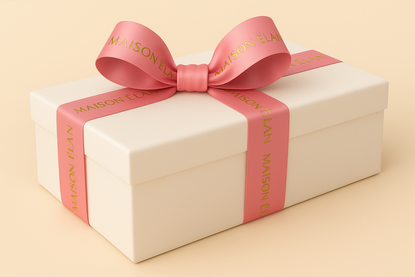 Nastro regalo ampio con stampa