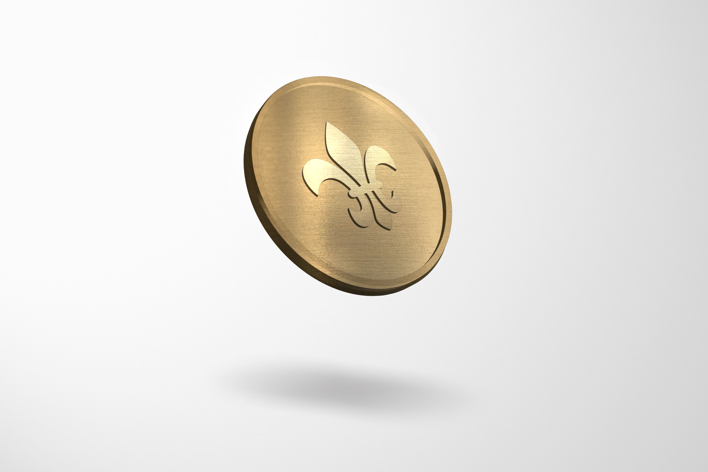 A photo of Embossed Metal Tokens in Stock from JM Band®. Purchase Tokens in size 24 mm (10 NOK) here.