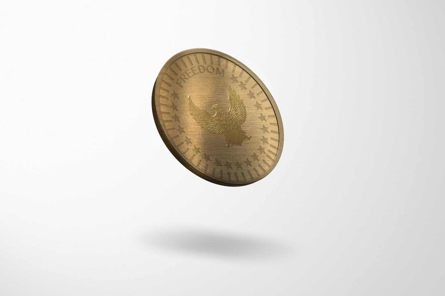 A photo of Embossed Metal Tokens in Stock from JM Band®. Purchase Tokens in size 29 mm here.