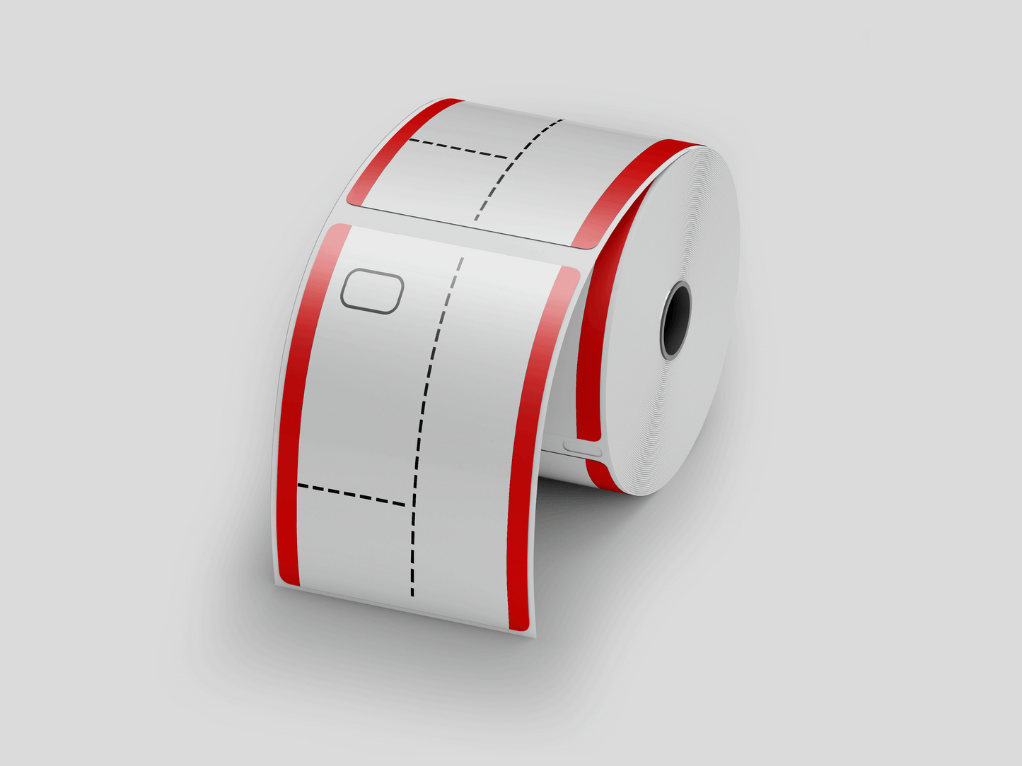 3-Part Thermal Cloakroom Tickets in Roll Tickets JM Band EU 1 Red