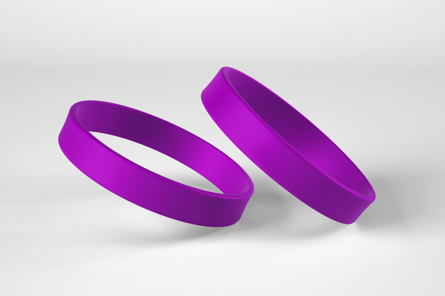 Plain Silicone Wristbands Silicone wristbands JM Band EU 1 Purple
