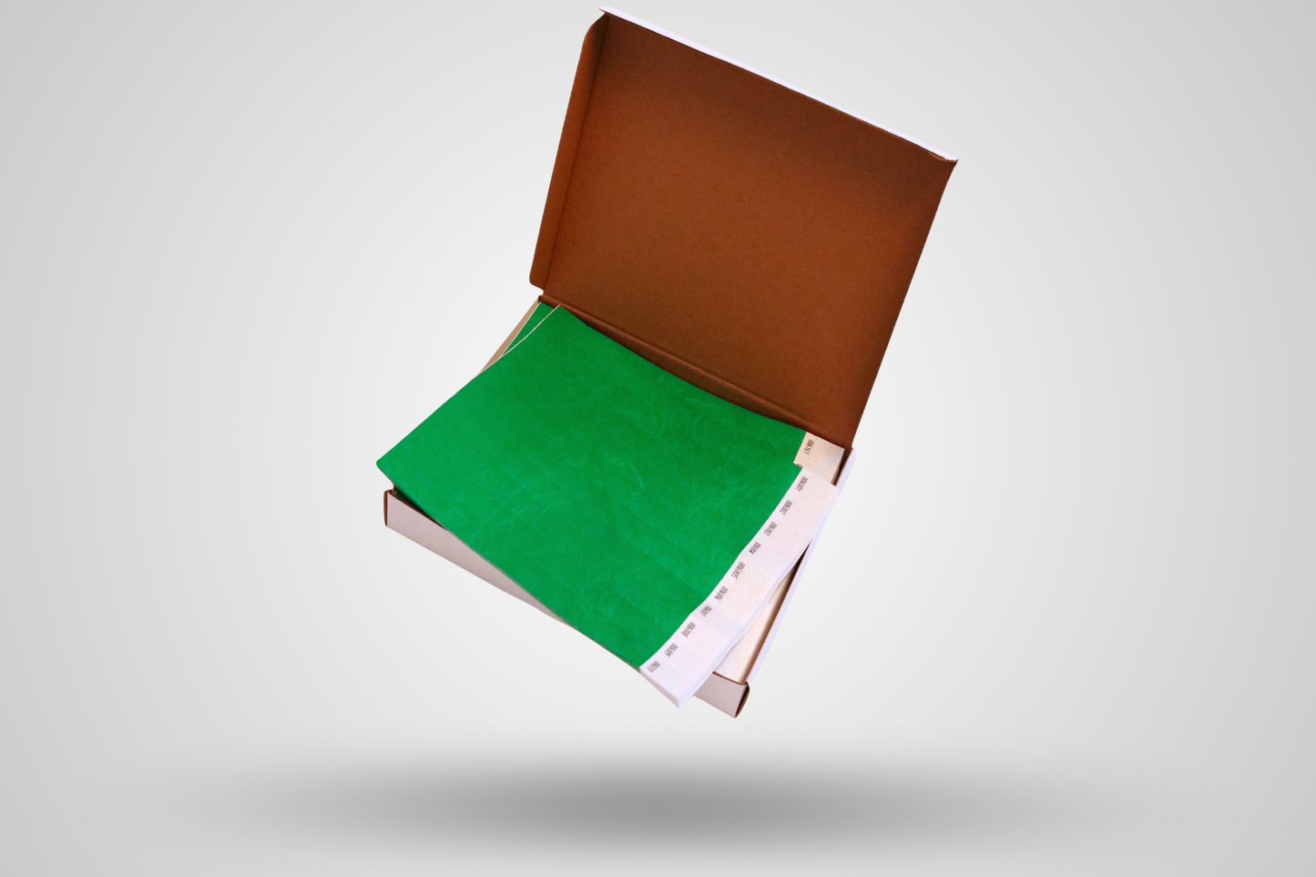 Box di braccialetti di carta da 1000 - stock semplice