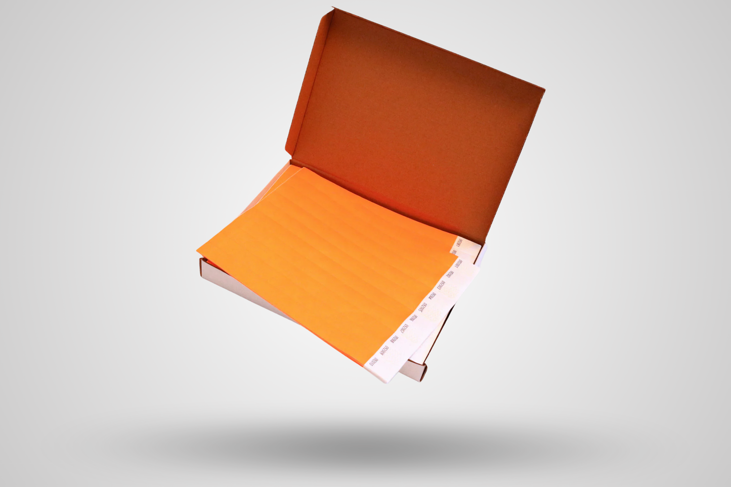 Box di braccialetti di carta da 1000 - stock semplice