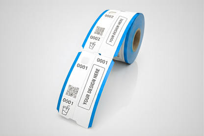 Biglietti di guardari in 3 parti con stampa - Informati