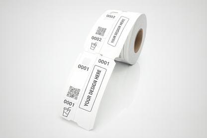 Biglietti di guardari in 3 parti con stampa - Informati