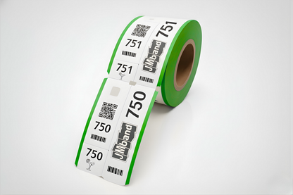 Biglietti di guardarora in 3 parti con stampa