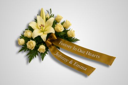 Nastro bouquet con stampa