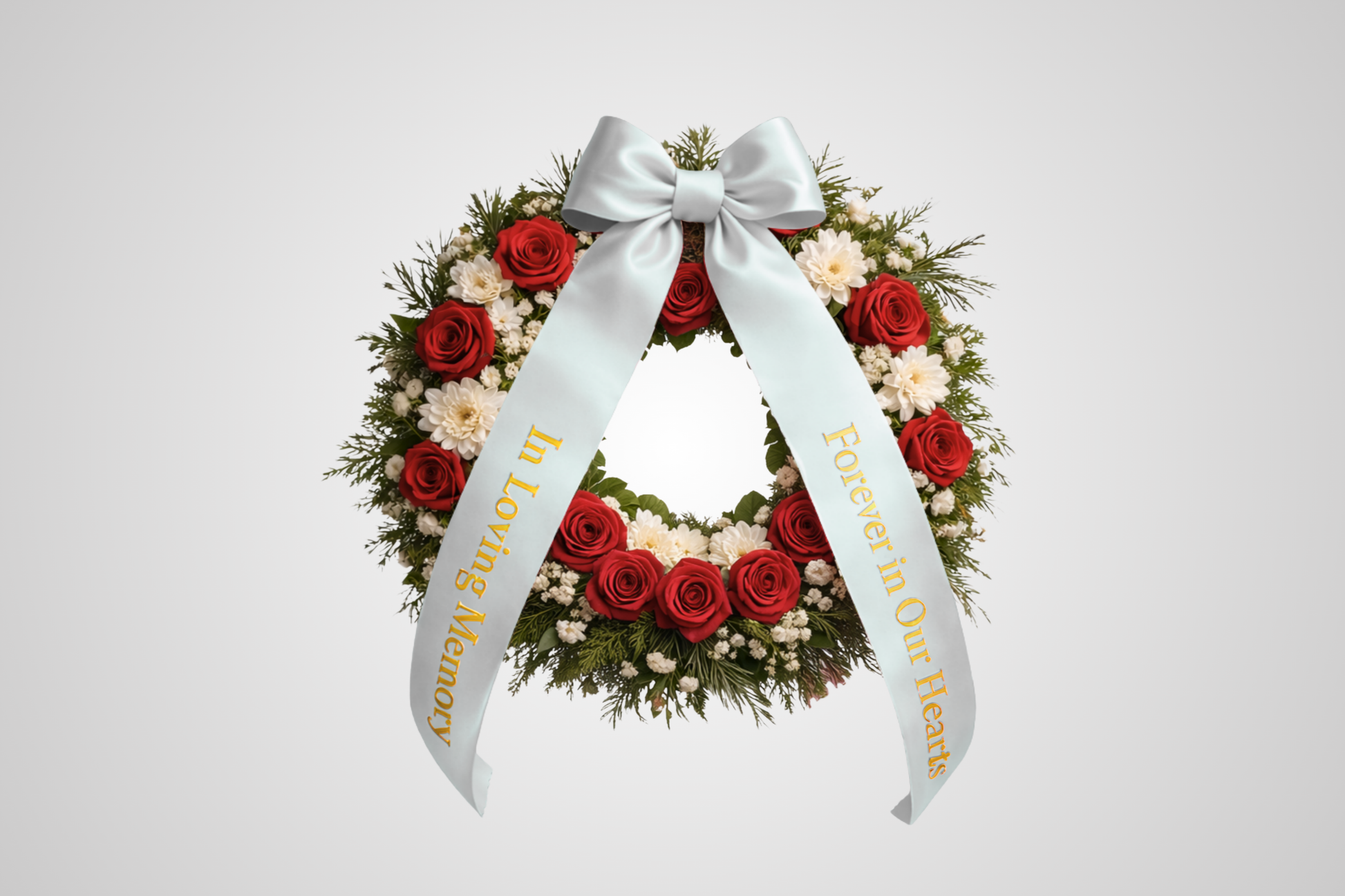 Nastro per bouquet in raso ecologico con design personalizzato, di colore grigio, di JM Band®.