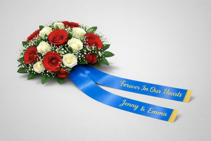 Nastro bouquet con stampa