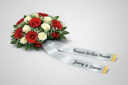 Nastro bouquet con stampa