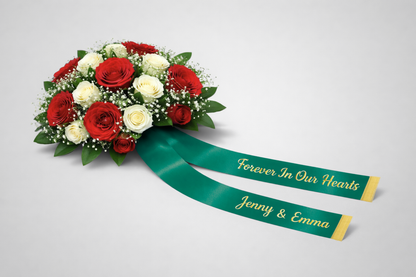 Nastro bouquet con stampa
