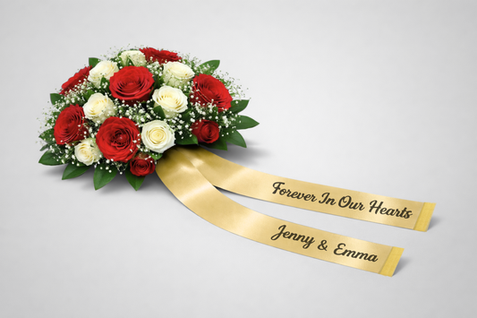 Nastro bouquet con stampa