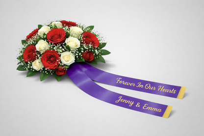 Nastro bouquet con stampa