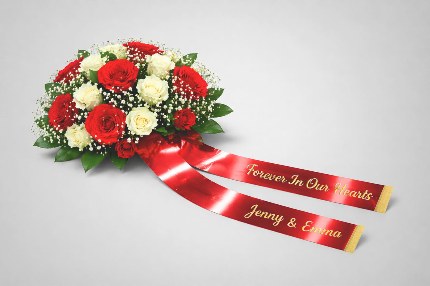 Nastro bouquet con stampa