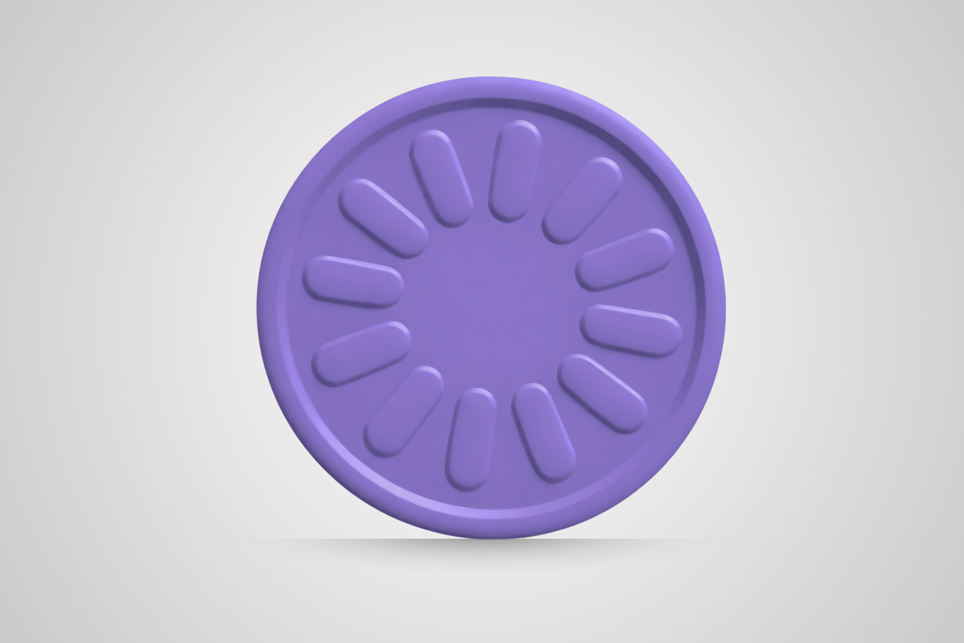 Buono per bevande con logo a rilievo e decorazione floreale viola di JM Band®.