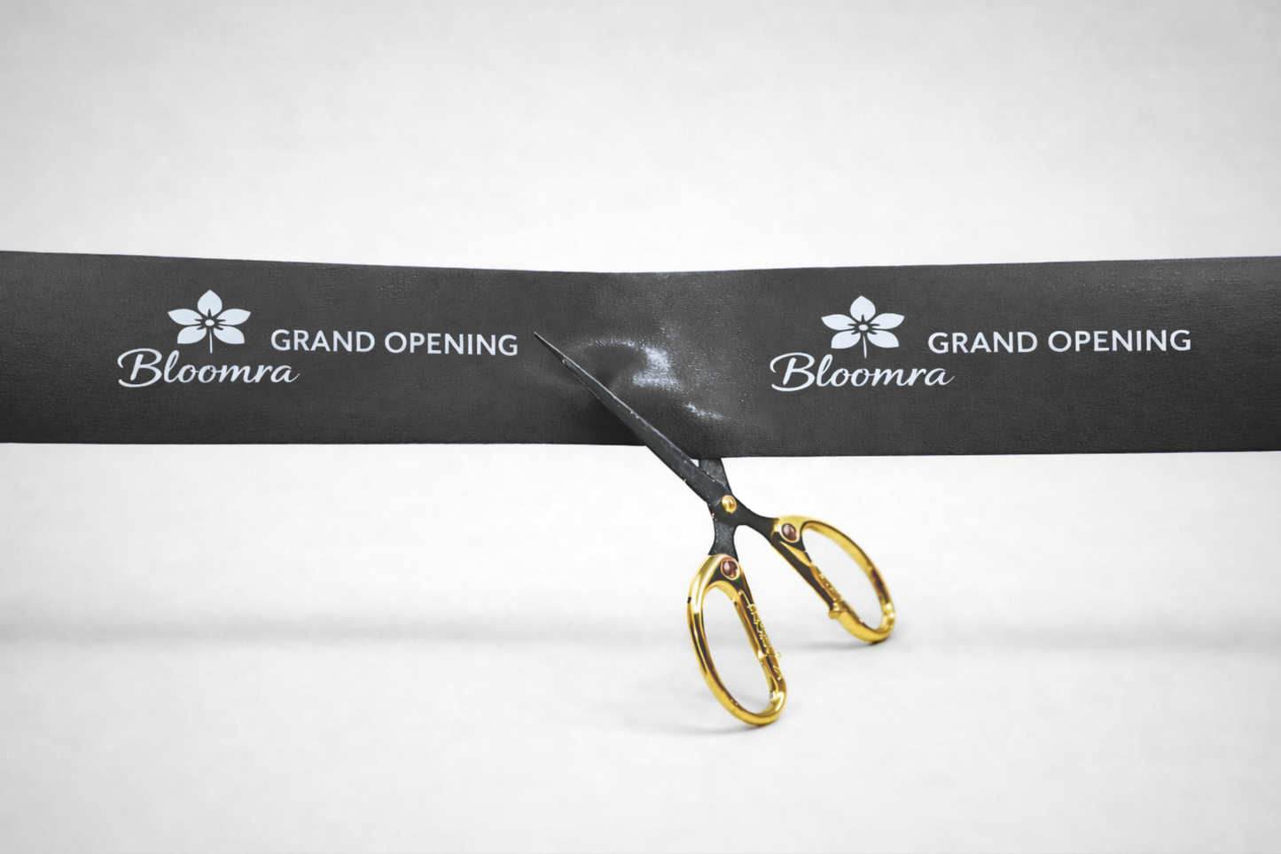 Nastro di inaugurazione con stampa