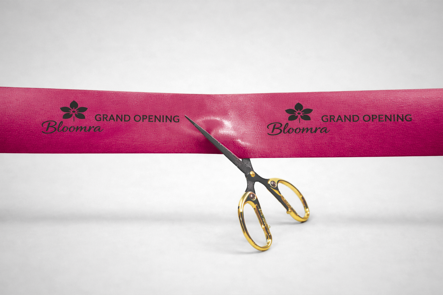 Nastro di inaugurazione con stampa