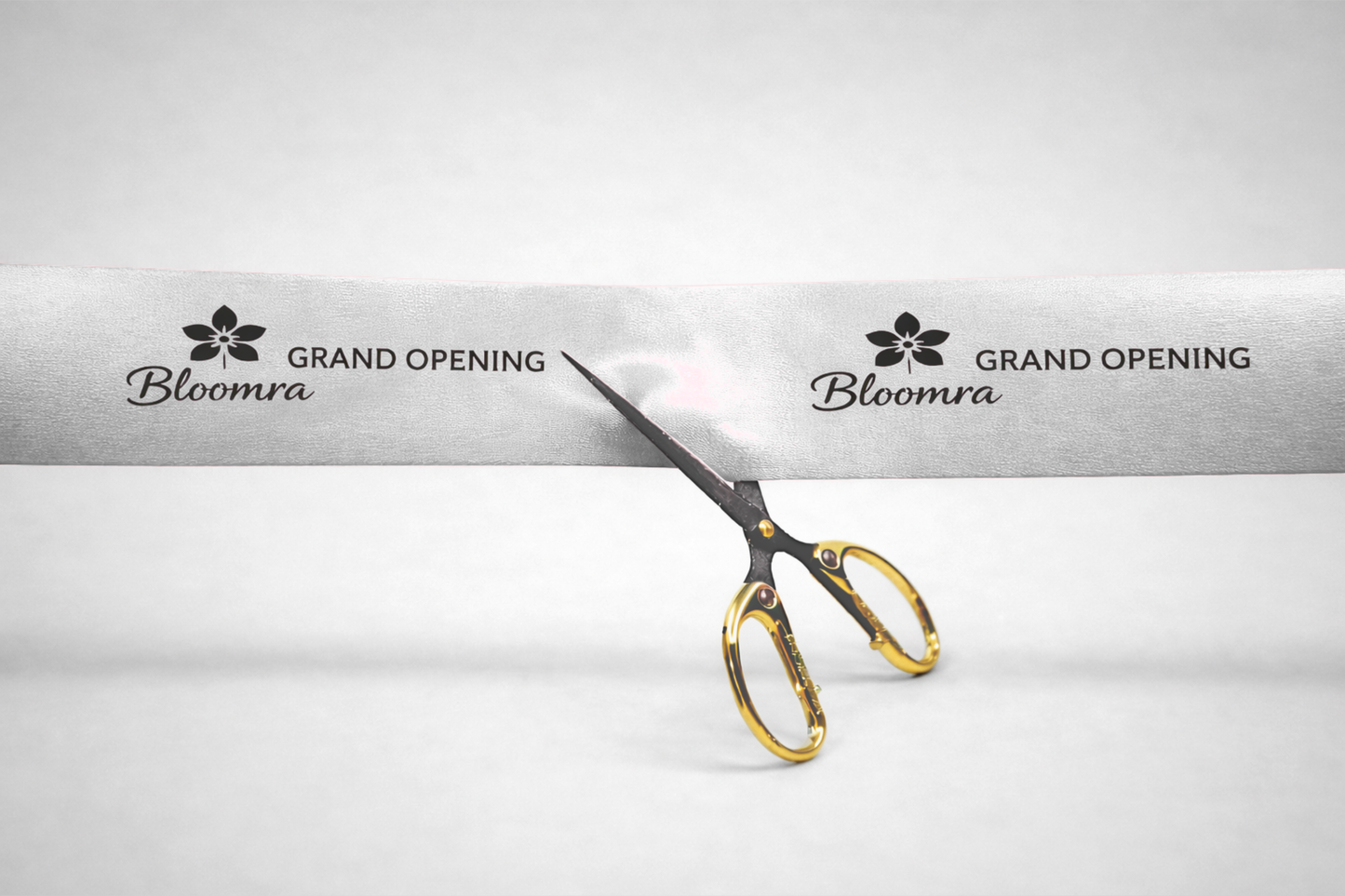 Nastro di inaugurazione con stampa