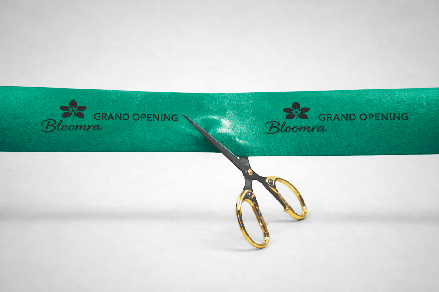 Nastro di inaugurazione con stampa