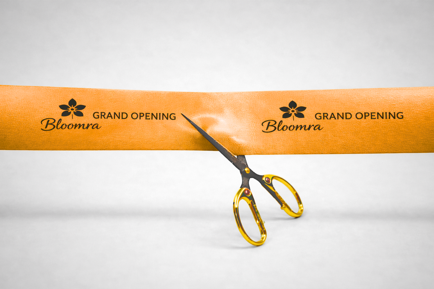 Nastro di inaugurazione con stampa