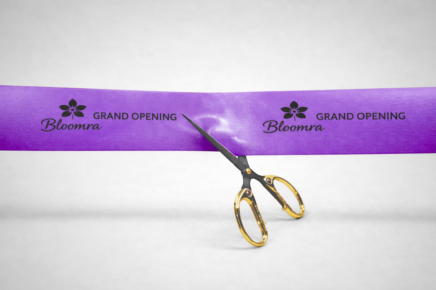 Nastro di inaugurazione con stampa