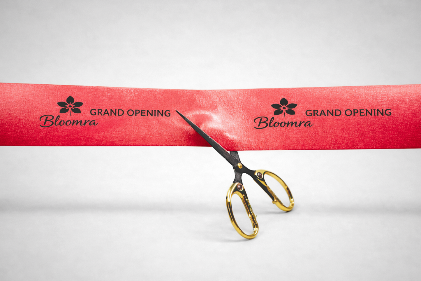 Nastro di inaugurazione con stampa