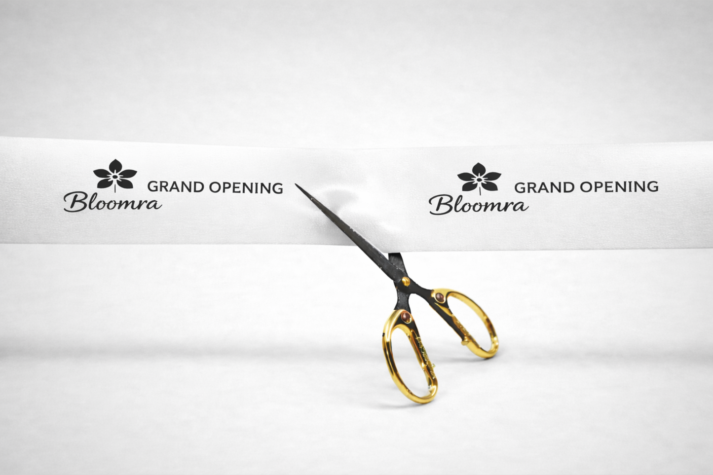 Nastro di inaugurazione con stampa