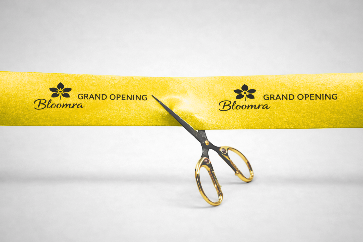 Nastro di inaugurazione con stampa