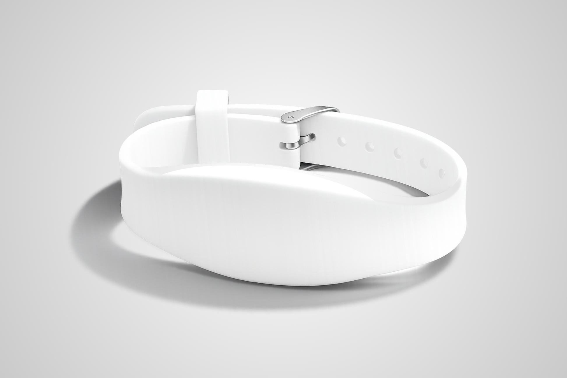 Braccialetto in silicone NFC white label modello JM11 di JM Band®.