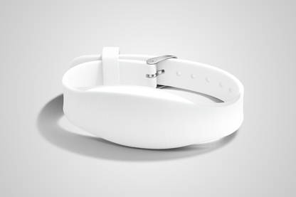 Braccialetto in silicone NFC white label modello JM11 di JM Band®.