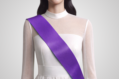 Nastro per ordini viola senza stampa, di colore viola, di JM Band®.