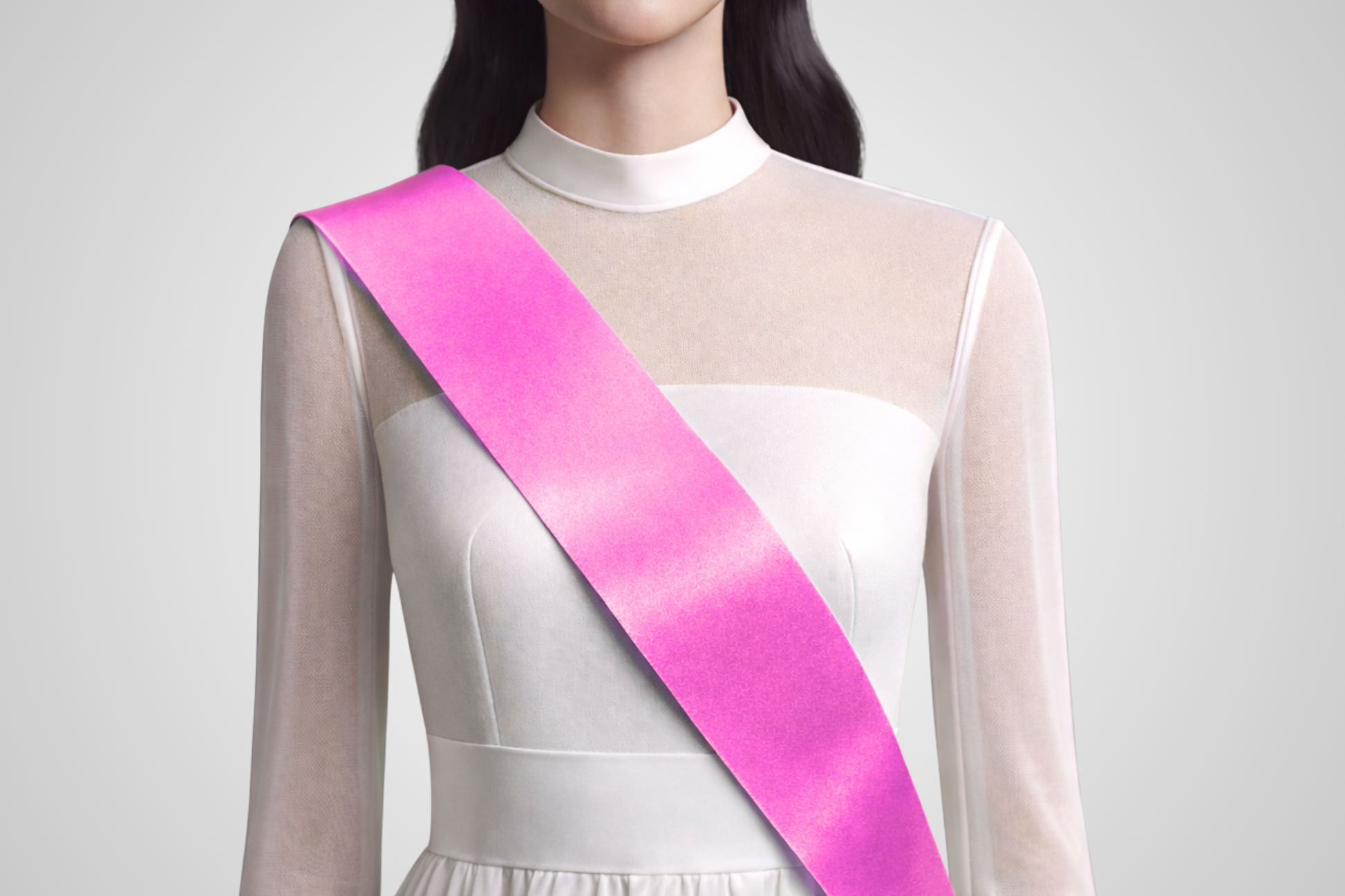 Fascia per ordini rosa senza stampa di JM Band®.