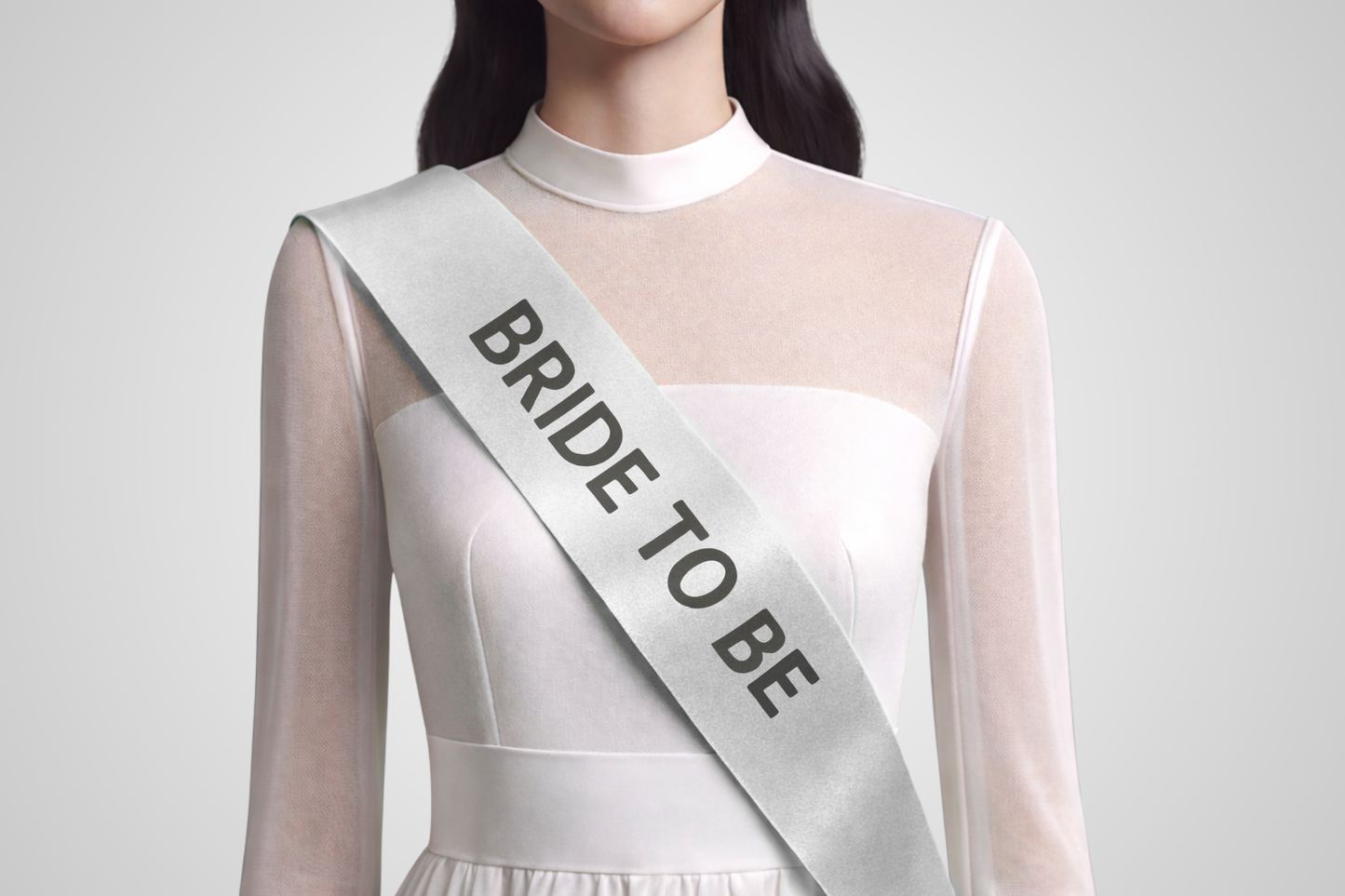 Nastro grigio personalizzato con stampa di JM Band®.