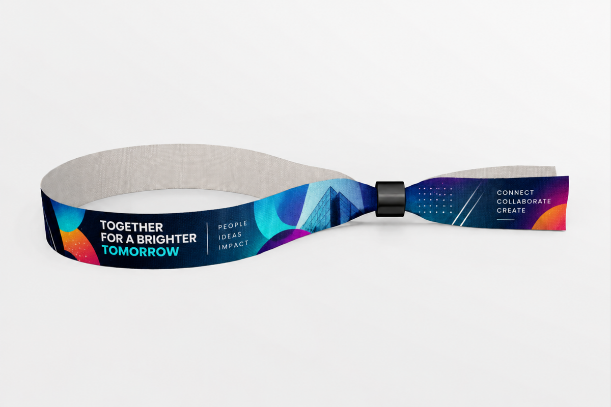 Braccialetti in tessuto con stampa