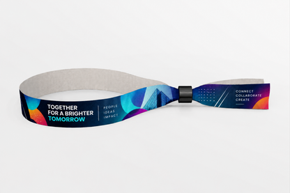 Braccialetti in tessuto con stampa