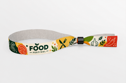 Braccialetti in tessuto con stampa