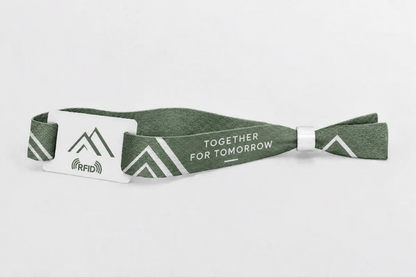 Braccialetti RFID in cotone con stampa
