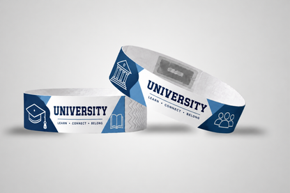 Braccialetti RFID in carta con stampa a colori