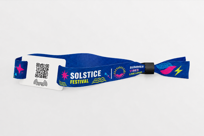 Braccialetti in tessuto RFID con stampa