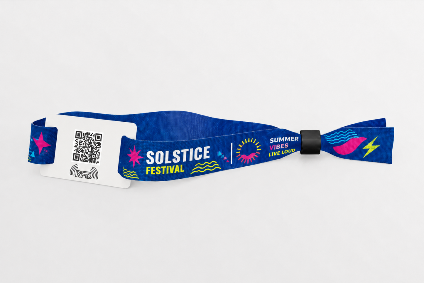 Braccialetti in tessuto RFID con stampa