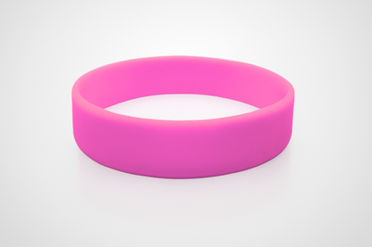 Silicone wristbands without print for children
