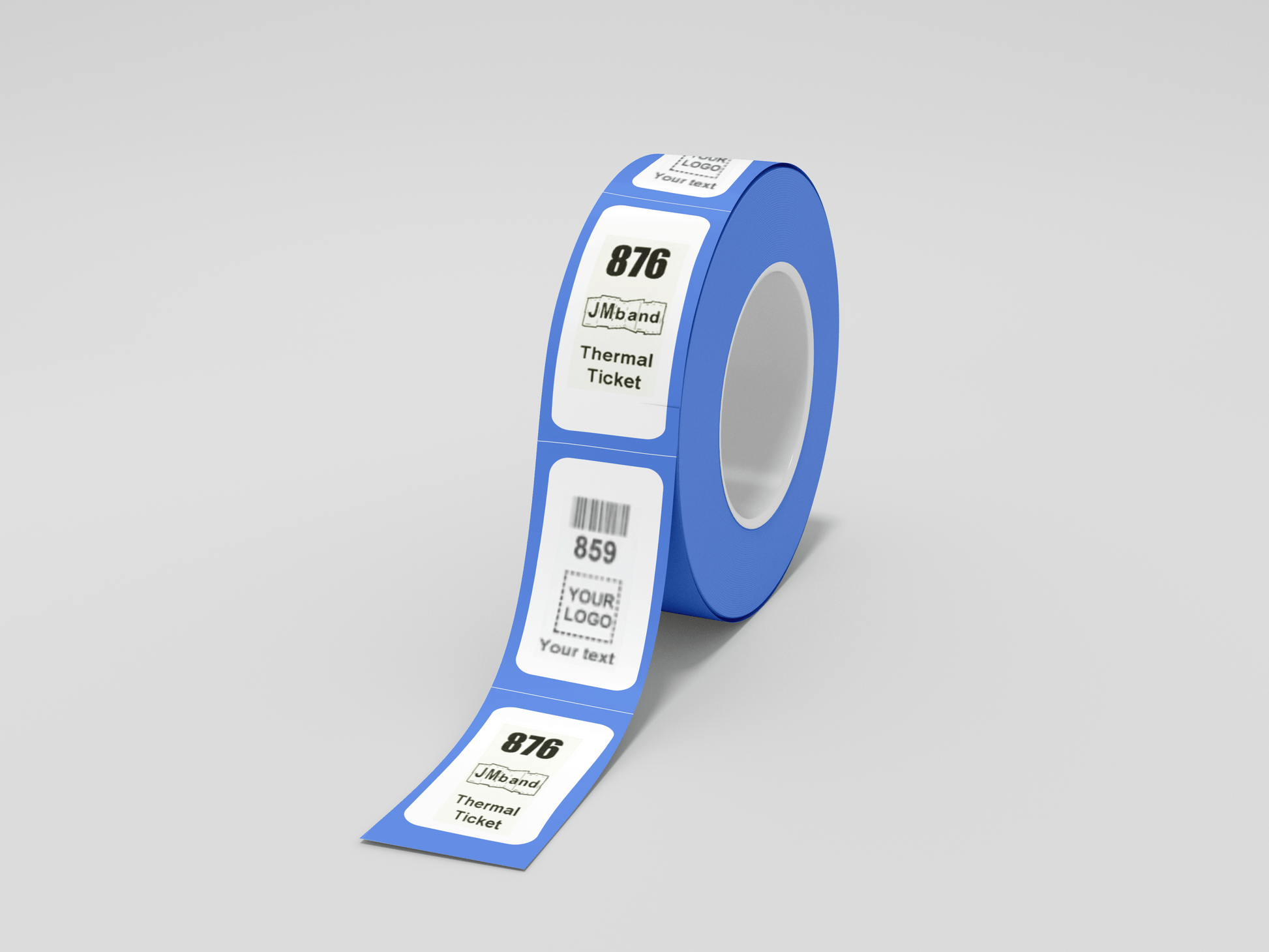 Z-Tickets with Print Tickets JM Band® 100 Blue